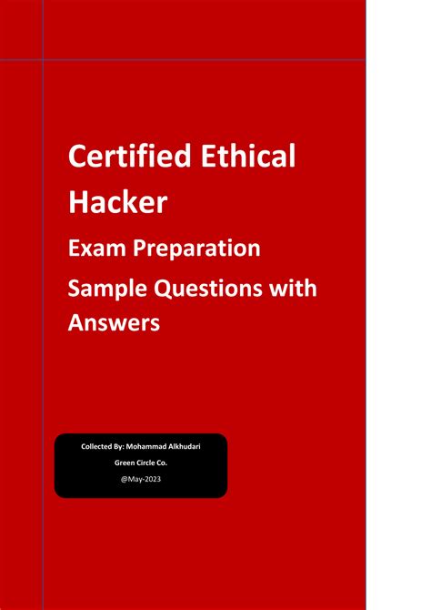 Ceh V Exam Guide Q A Certified Ethical Hacker Exam