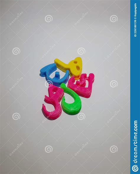 Hijaiyah Letters Toy For Learning Arabic Letters Stock Image Image Of