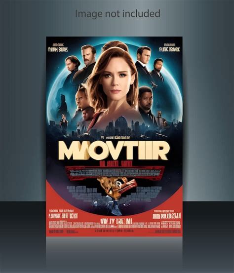 Movie Poster Flyer Premium AI Generated Vector