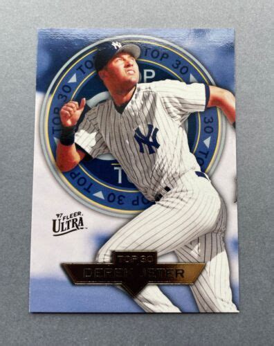 Fleer Ultra Baseball Derek Jeter Top Hof New York Yankees