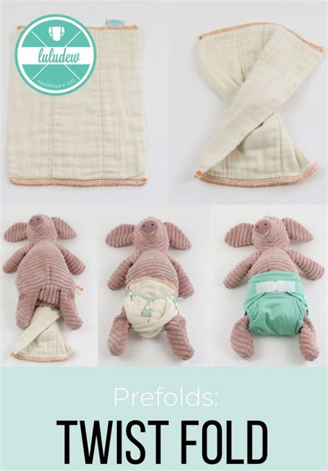 The 4 Most Effective Ways To Fold A Prefold Diaper Luludew Prefold