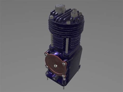 Refrigerator compressor 3D Model $21 - .ige - Free3D