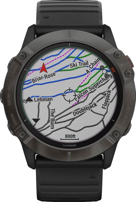 Умные часы Garmin Fenix 6X Pro Solar Ti Carbon Gray DLC GPS010-02157-21 ...