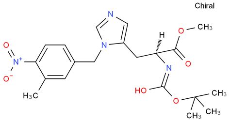 114787 83 6 N 叔丁氧羰基 3 3 甲基 4 硝基苄基 L 组氨酸甲酯 Cas号114787 83 6分子式、结构式、msds