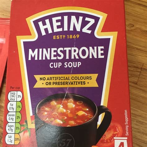 Heinz Minestrone Cup Soup Review Abillion