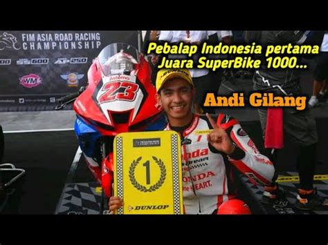 Andi Gilang Juara Superbike Fim Arrc Thailand Youtube