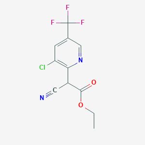 Ethyl Chloro Trifluoromethyl Pyridin Yl Cyanoacetate