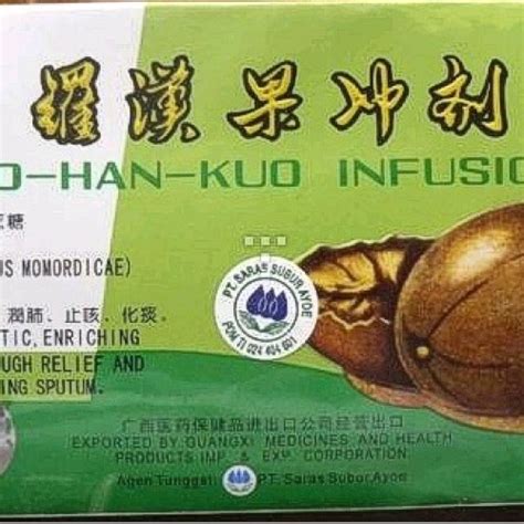 Jual Lo Han Kuo Obat Flu Demam Panas Dalam Radang Tenggorokan Batuk