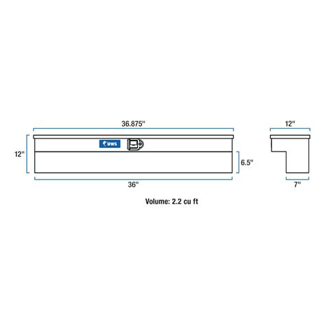 UWS 36" Truck Side Tool Box - Upfit Supply