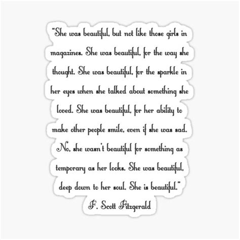 "She Was Beautiful Poem In Black" Sticker for Sale by Abde32 | Redbubble