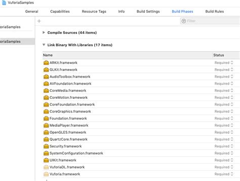 Using the Vuforia Fusion Platform Handle | VuforiaLibrary