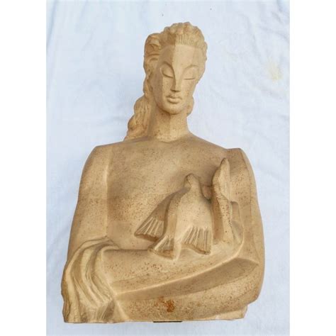 Mid Century Terra-cotta Sculpture , Decorative sculptures,