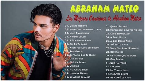 Abraham Mateo Las Mejores Canciones De Abraham Mateo Pop En Espanol