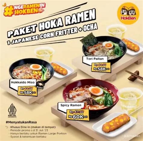 Promo Hokben Edisi 1 31 Juli 2023 Tersedia 3 Menu Baru Serba Diskon