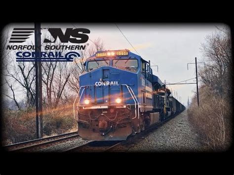 Norfolk Southern Conrail Heritage Unit 8098 On The Port Road Branch