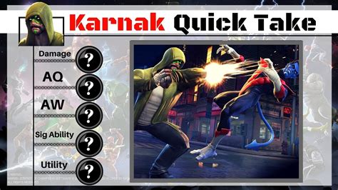 Karnak Quick Take Review And Champ Leaderboard Marvel Contest Of Champions Youtube