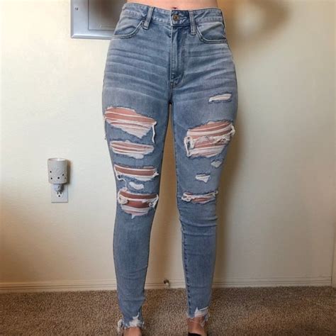 American Eagle Outfitters Jeans American Eagle Light Wash High