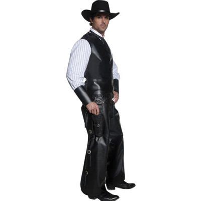 Costume homme Authentic western bandit armé noir