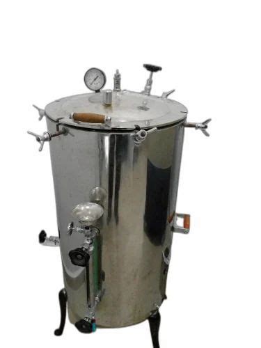 Double Wall L Stainless Steel Vertical Autoclave Kw At Rs