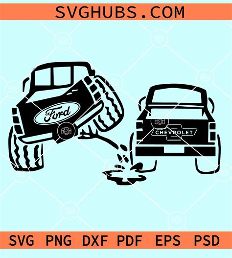 Ford Peeing On Chevrolet Svg Ford Svg Ford Logo Svg Download Ford Peeing On Chevy Svg