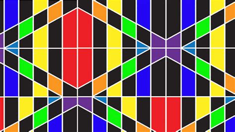 1920x1080 Abstract Shapes Digital Art Colorful Geometry Wallpaper