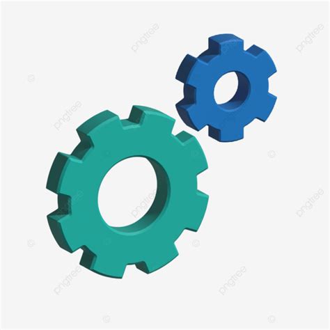 D Gear Icon Gear Icon D Gear Gear Box Png And Vector With