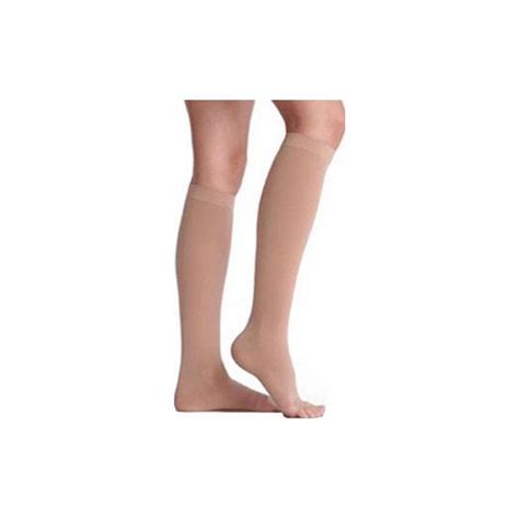 Juzo Dynamic Varin Knee High Stockings With Silicone Border Size 3 Short Beige Pair Medex