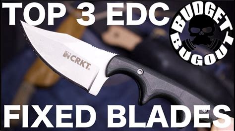 Top 3 Best Edc Everyday Carry Fixed Blade Knives W Open Giveaway Everyday Carry Knives 2018