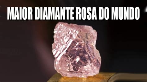 Pesando Quilates Descoberta Em Angola Do Maior Diamante Rosa Puro