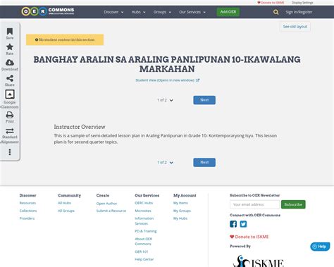 Banghay Aralin Sa Araling Panlipunan Ikawalang Markahan Oer Commons