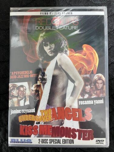 Red Lips Double Feature DVD TWO UNDERCOVER ANGELS KISS ME MONSTER Jess