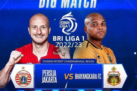 Hasil Skor Akhir Persija Jakarta Vs Bhayangkara Fc Di Bri Liga