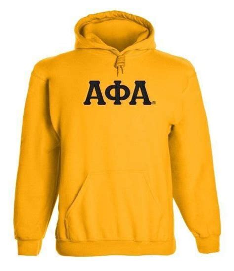 Alpha Phi Alpha 2 Day Ship Twill Hooded Sweatshirt Greek Gear