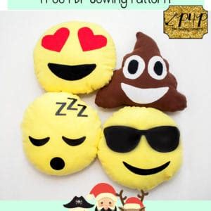 Free Emoji Pillow Pattern - Patterns for Pirates