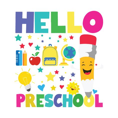 Hello Preschool Svg Back To School Svg School Grade Svg S Inspire