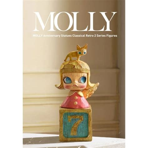 พรอมสง เลอกตวได POPMART กลองสม MOLLY Anniversary Statues