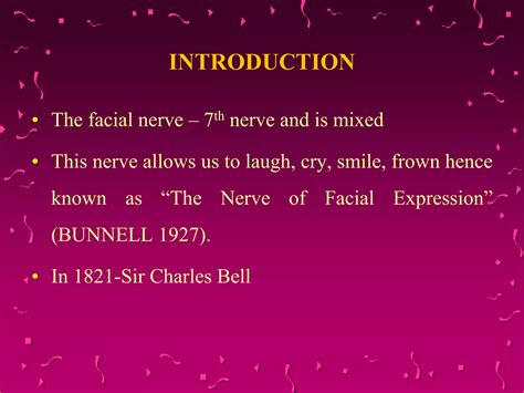 Facial Nerve Ppt Free Download