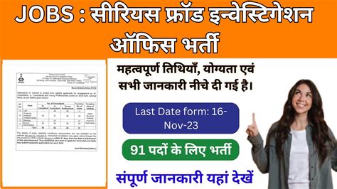 Sfio Recruitment 2023 Law Vacancy Legal Jobs Serious Fraud