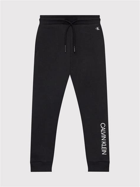 Calvin Klein Jeans Jogginghose Institutional Ib0ib00954 Schwarz Regular