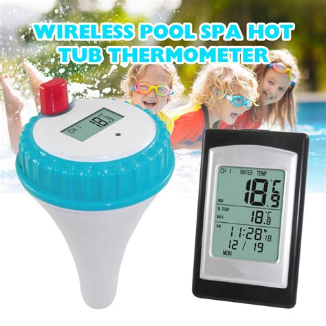 Thermometer Pool Wireless Floating Easy Read Remote Digital Outdoor