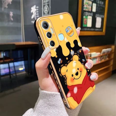 Yiเวปไซตสำหรบ Infinix Hot เคสโทรศพททำจากซลโคนหลอแบบนมหรหราดานขางหมพหเคสการตน