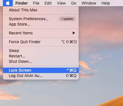 Mac Lock Screen Shortcut Windows Keyboard Sierra