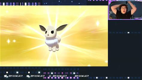 Shiny Hatched Eevee After 171 Eggs Youtube