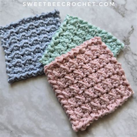 Crochet Face Scrubbies Sweet Bee Crochet