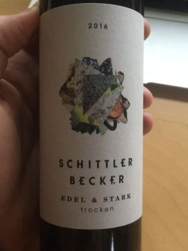 Schittler Becker Edel Stark Trocken Vivino Canada