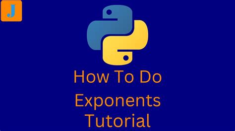 How To Do Exponents In Python Youtube