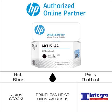 Jual Printhead HP GT Black M0H51AA Printer Ink Tank 115 315 415