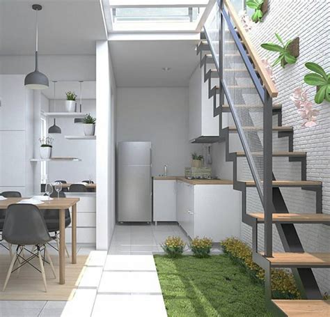 Inspirasi Desain Dapur Terbuka Minimalis Di Belakang Rumah