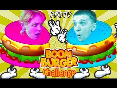 БУРГЕР БУМ ЧЕЛЛЕНДЖ Играем в игру Boom Burger МАМА против ПАПЫ У кого ...