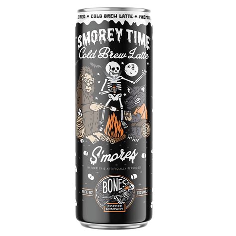 Bones Coffee Company S Morey Time Flavored Cold Brew Coffee Can Ready To Drink 11 Fl Oz